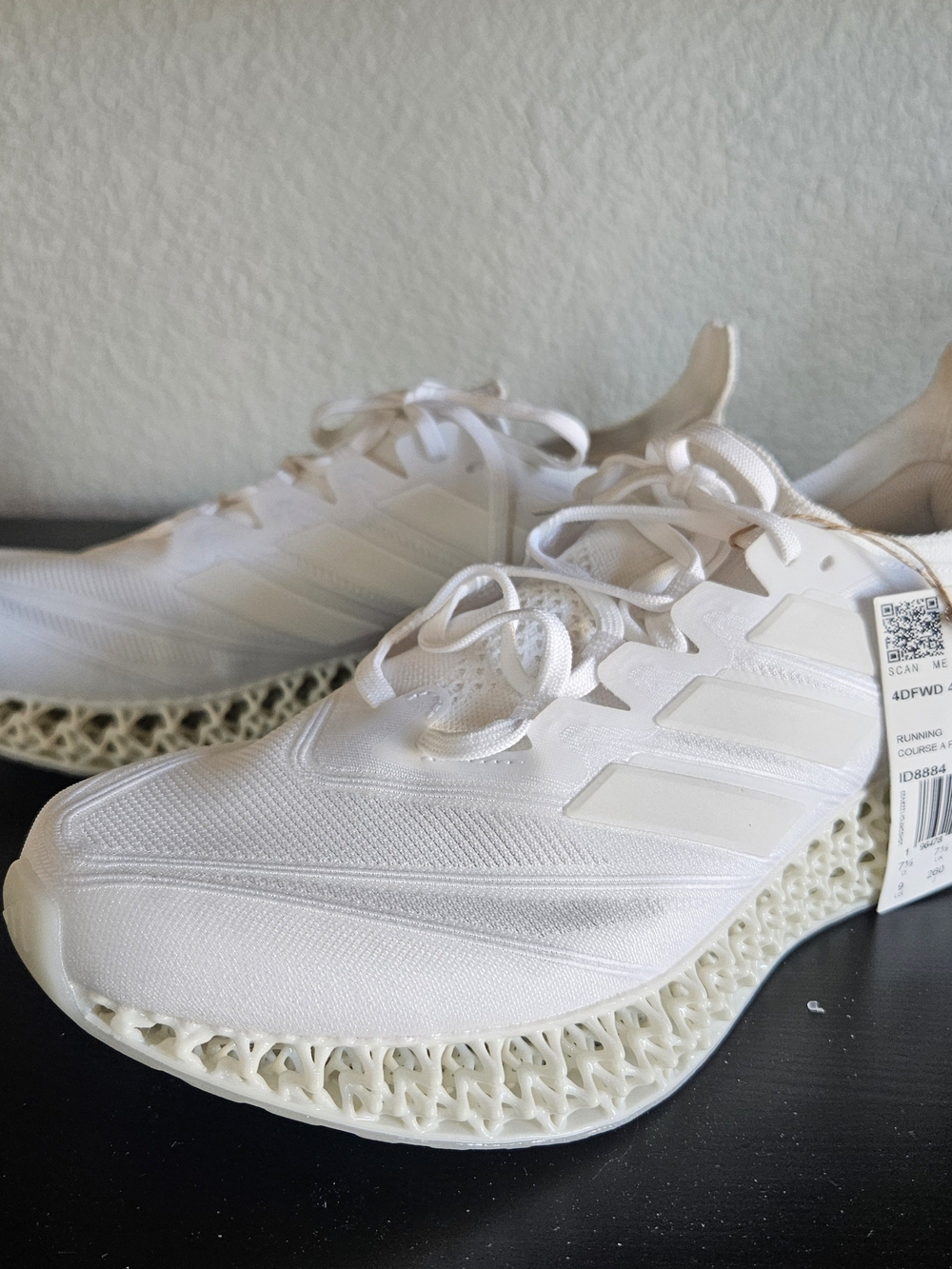 Adidas Women’s White 4DFWD Engineered Running Shoes.  IF YOU RUN, YOU KNOW ;)